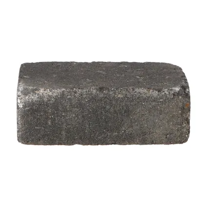 Decor trommelsteen grijs-zwart 21x14x7cm  7