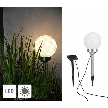 Tuinverlichting prikspot - LED - solar - 47 cm 2