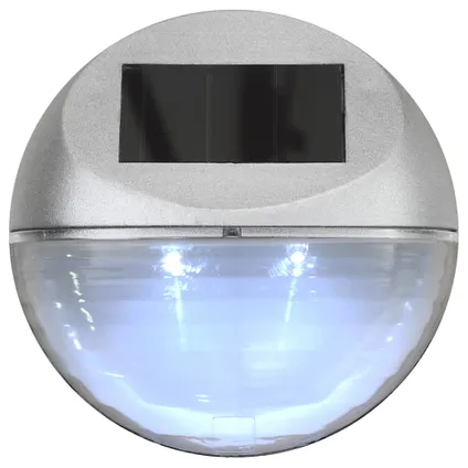 VidaXL wandlamp solar LED ø11cm H5cm 24stuks 6