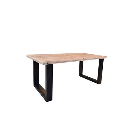 Table à manger Wood4you New England bois d'échafaudage 220x78x96cm 2