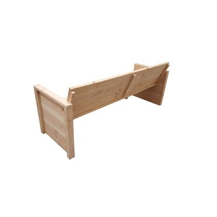 Wood4you tuinbank + kussen Ameland bouwpakket steigerhout 150x57x72cm