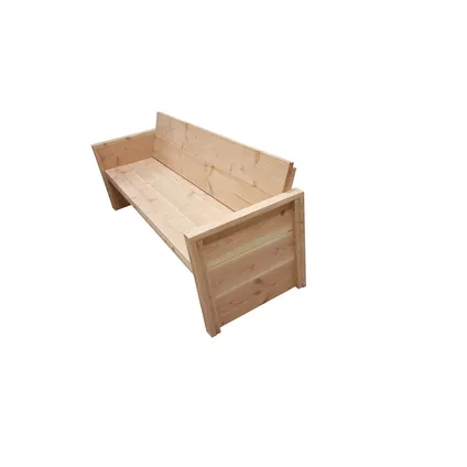 Wood4you tuinbank Ameland bouwpakket steigerhout 150x57x72cm + kussen 3