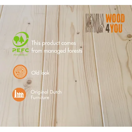 Wood4you - Banc de jardin - Vlieland - Kit de construction 'Do it yourself' 5