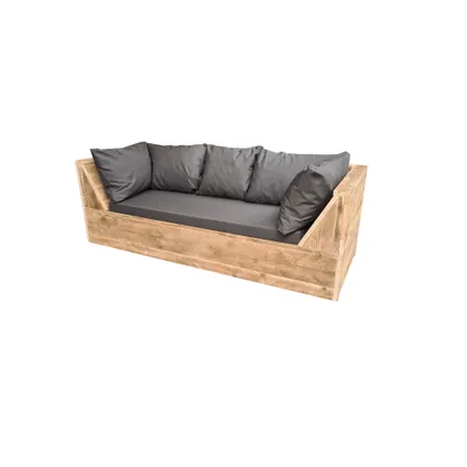 Wood4you - canapé de salon Phoenix Scaffoldwood 200Lx70Hx80D cm pliant