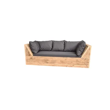 Wood4you - canapé de salon Phoenix Scaffoldwood 200Lx70Hx80D cm pliant 2