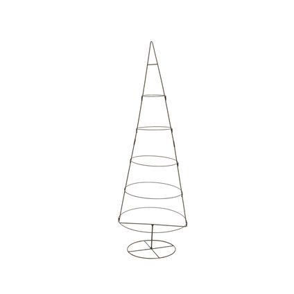 Decoris kerstboom ijzer Ø50x148cm