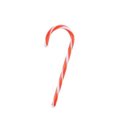 Ornement de Noël Decoris sucre d'orge plastique rouge/blanc 33,5cm