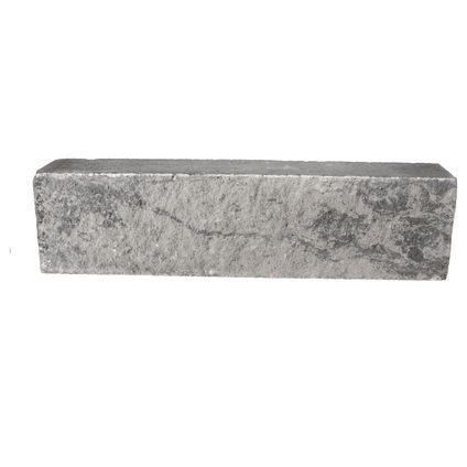 Decor stapelblok beton grijs-zwart 60x15x12cm