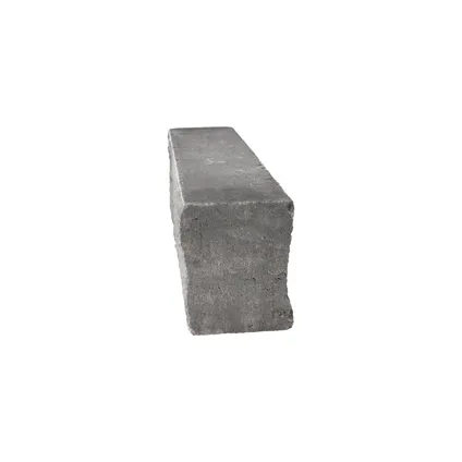 Decor stapelblok beton grijs-zwart 60x15x12cm 5