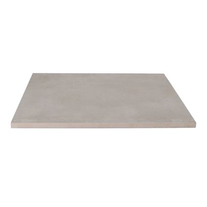 Decor keramische tegel betonlook grijs 60x60x2cm 2 stuks