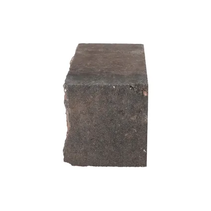 Decor muurblok beton bruin-zwart geknipt 12x12x30cm 6