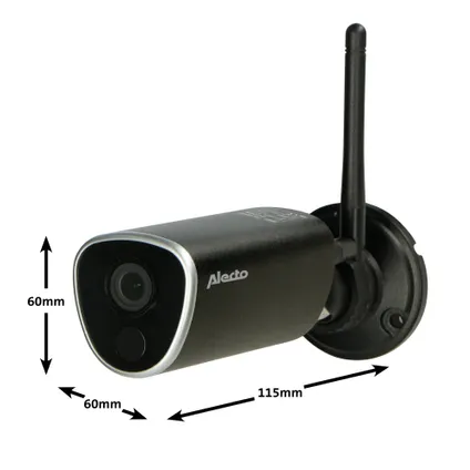 Alecto slimme bewakingscamera outdoor DVC216IP zwart 4