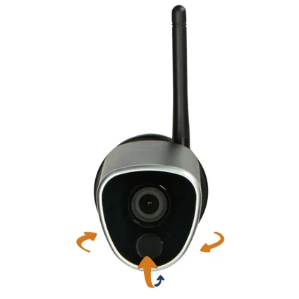 Caméra de surveillance extérieure connectée Alecto DVC216IP noir 10