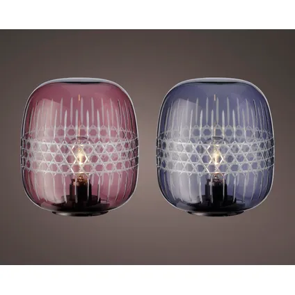 Decoris LED lantaarn binnen warm wit Ø16x18cm 1stuk