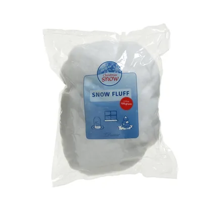 Neige artificielle polyesther blanc 100g