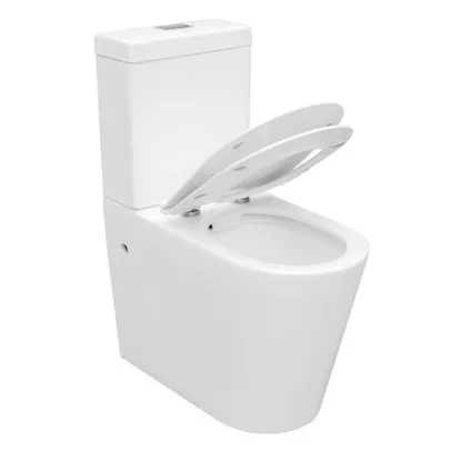GO by Van Marcke duoblok toilet Xcomfort randloos muuraansluiting H/PK + softclose en