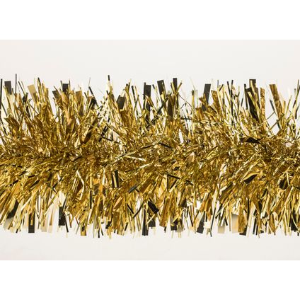 Decoris Kerstslinger lametta goud Ø12x200cm