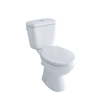 Baseline duoblok toilet I PK aansluiting wit
