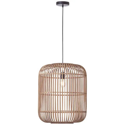Brilliant hanglamp Woodrow bruin ⌀45cm E27 2