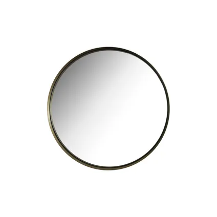 Miroir Deco & Co métal doré Ø20cm