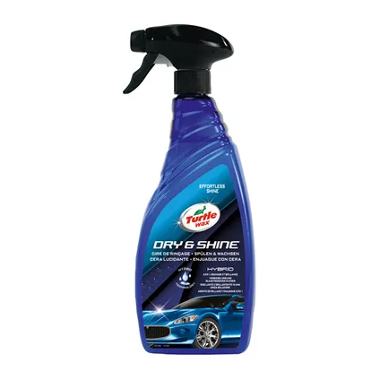 Cire de rinçage pour voiture Turtle wax Spray Dry & Shine 750ml