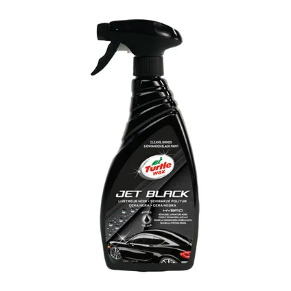 Cire de rinçage pour voiture Turtle wax en spray Jet Black 500ml