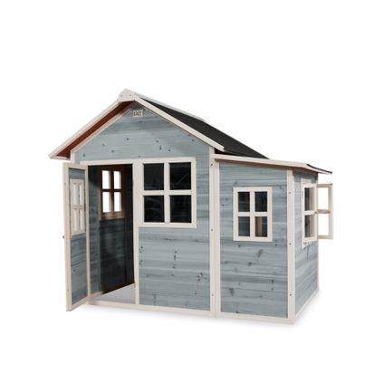Maisonnette en bois EXIT Loft 150 bleue