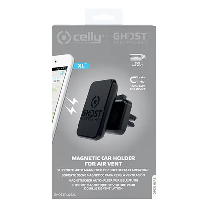 Support de téléphone magnétique Celly Ghost Plus XL 5