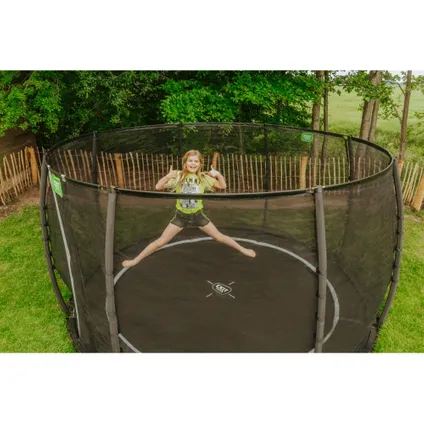 EXIT Dynamic groundlevel trampoline ø305cm met veiligheidsnet 9
