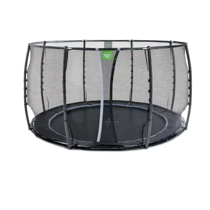 EXIT Dynamic groundlevel trampoline ø366cm met veiligheidsnet