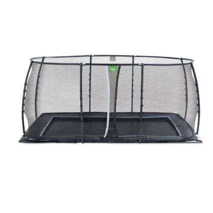 EXIT Dynamic groundlevel trampoline 275x458cm met veiligheidsnet