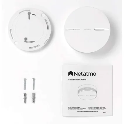 Détecteur de fumée intelligent Netatmo 2pc blanc 11