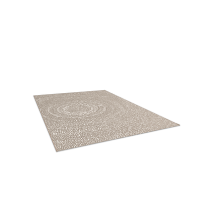 Tapis Silly taupe planète 160x230cm