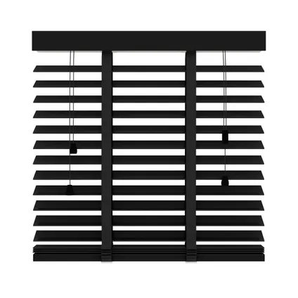 Decosol 947 horizontale jaloezie hout zwart mat 80x180cm 4