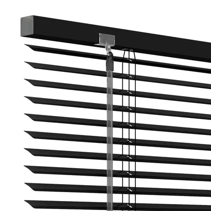Store horizontal Decosol aluminium noir 25mm 220x250cm 12