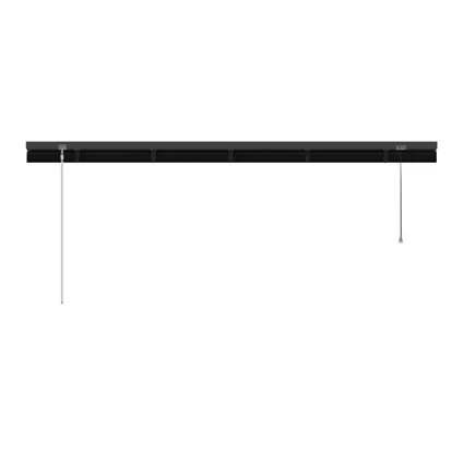 Store horizontal Decosol aluminium noir mat 25mm 220x180cm 4