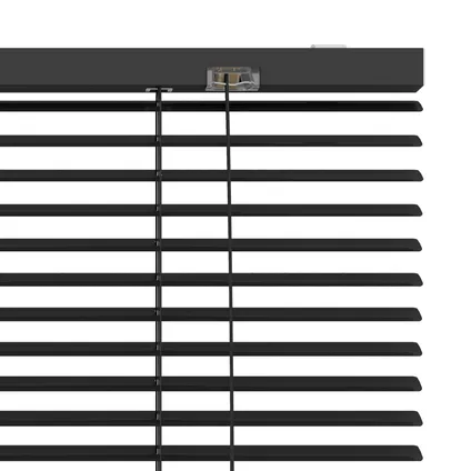 Store horizontal Decosol aluminium noir mat 25mm 220x180cm 6
