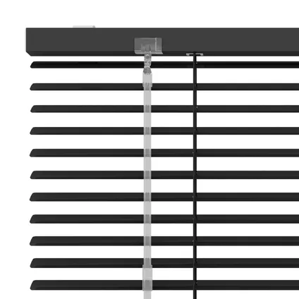Decosol jaloezie horizontaal aluminium matzwart 25mm 60x180cm 10