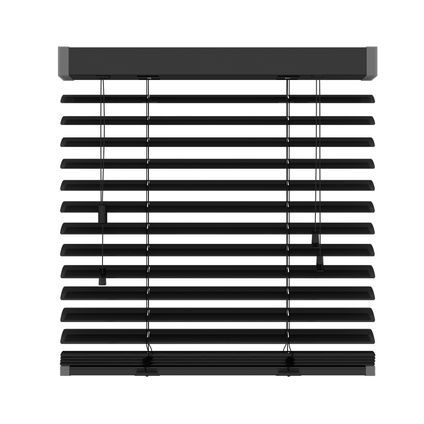 Decosol 320 horizontale jaloezie aluminium Lux mat zwart 60x180cm