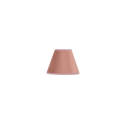 Corep lampenkap fluweel roze Ø14cm