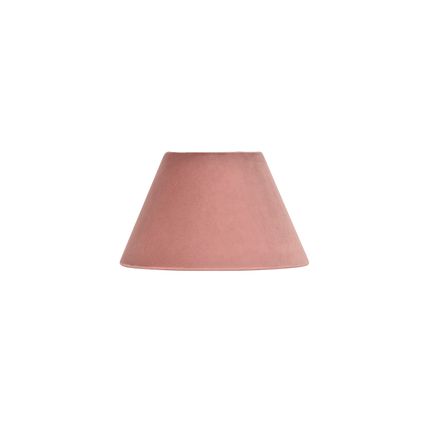 Corep lampenkap fluweel roze Ø19cm