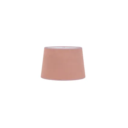 Corep lampenkap fluweel roze Ø30cm