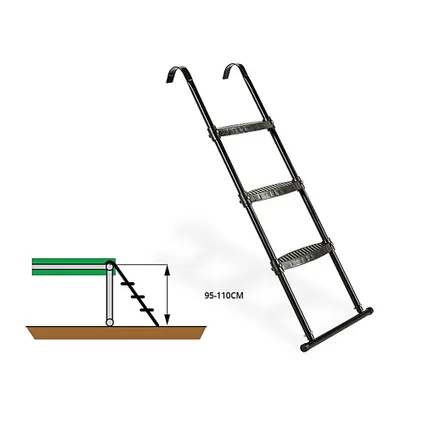 EXIT Trampoline ladder voor framehoogte van 95-110cm 2