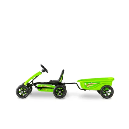 Kart EXIT Foxy Green avec remorque vert 2