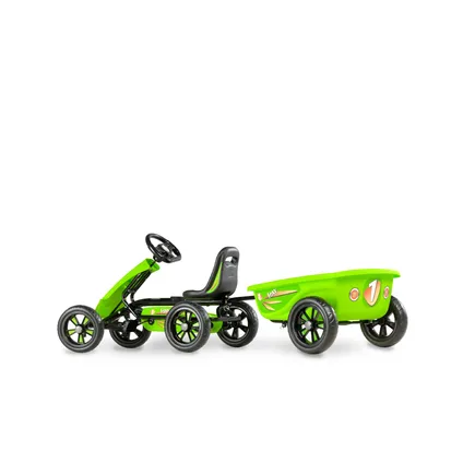 Kart EXIT Foxy Green avec remorque vert 3