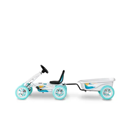 Kart EXIT Foxy Club avec remorque blanc 2