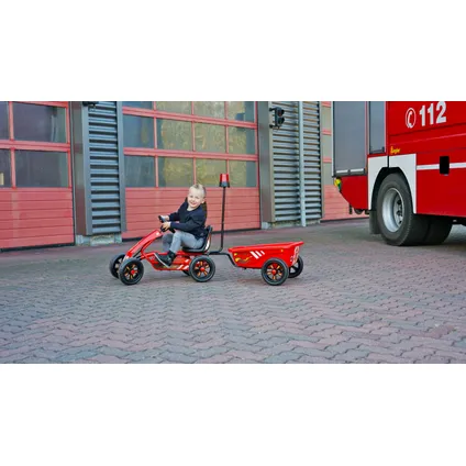 Kart EXIT Foxy Fire avec remorque rouge 13