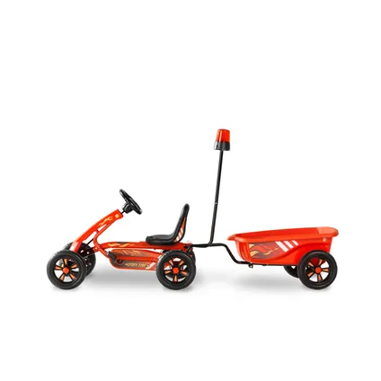 Kart EXIT Foxy Fire avec remorque rouge 2