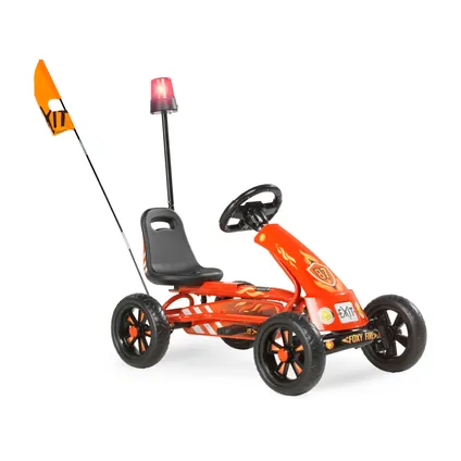 Kart EXIT Foxy Fire avec remorque rouge 4