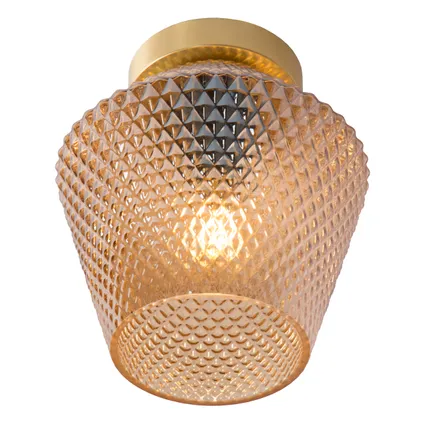 Lucide plafondlamp Rosalind amber ⌀21cm E27 4